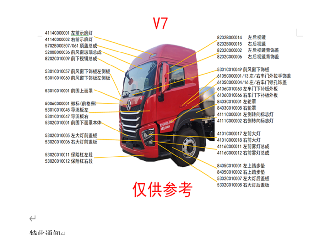 大運(yùn)重卡V7